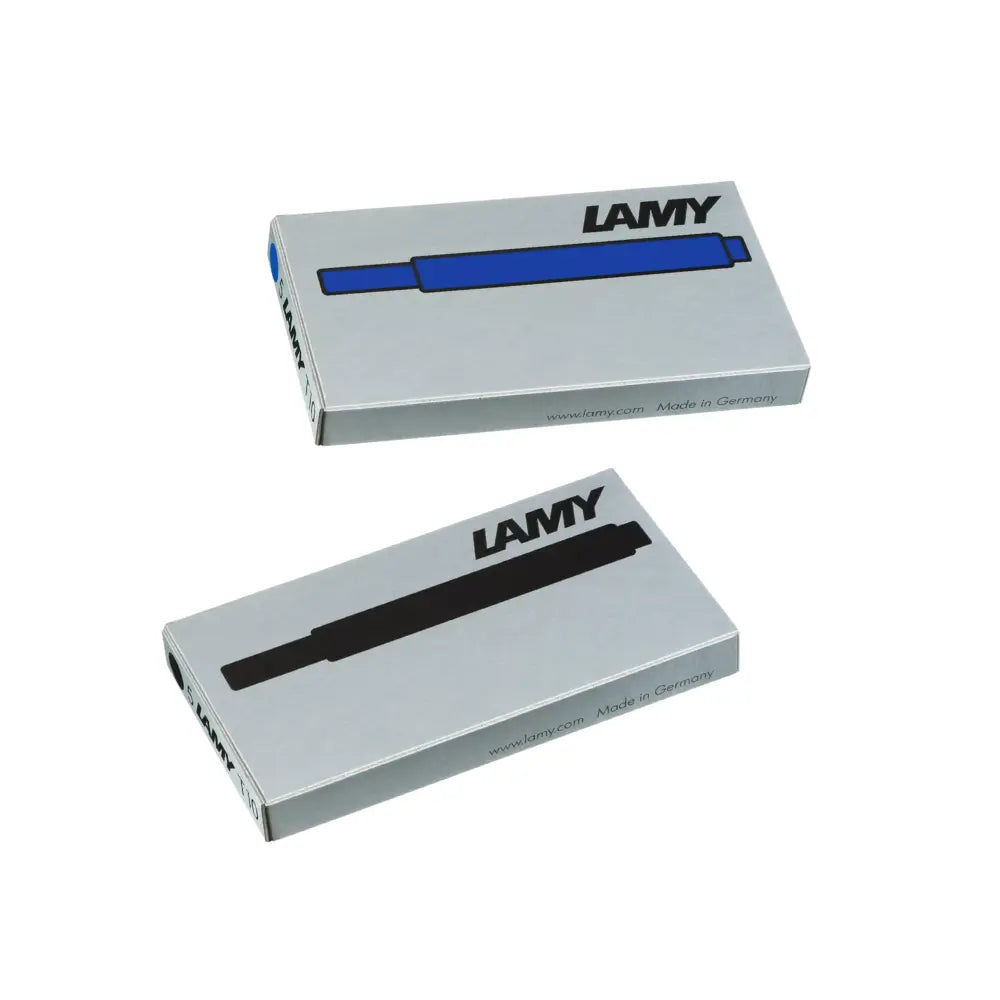 lamy ink cartridge boxes blue and black fountain pen refills