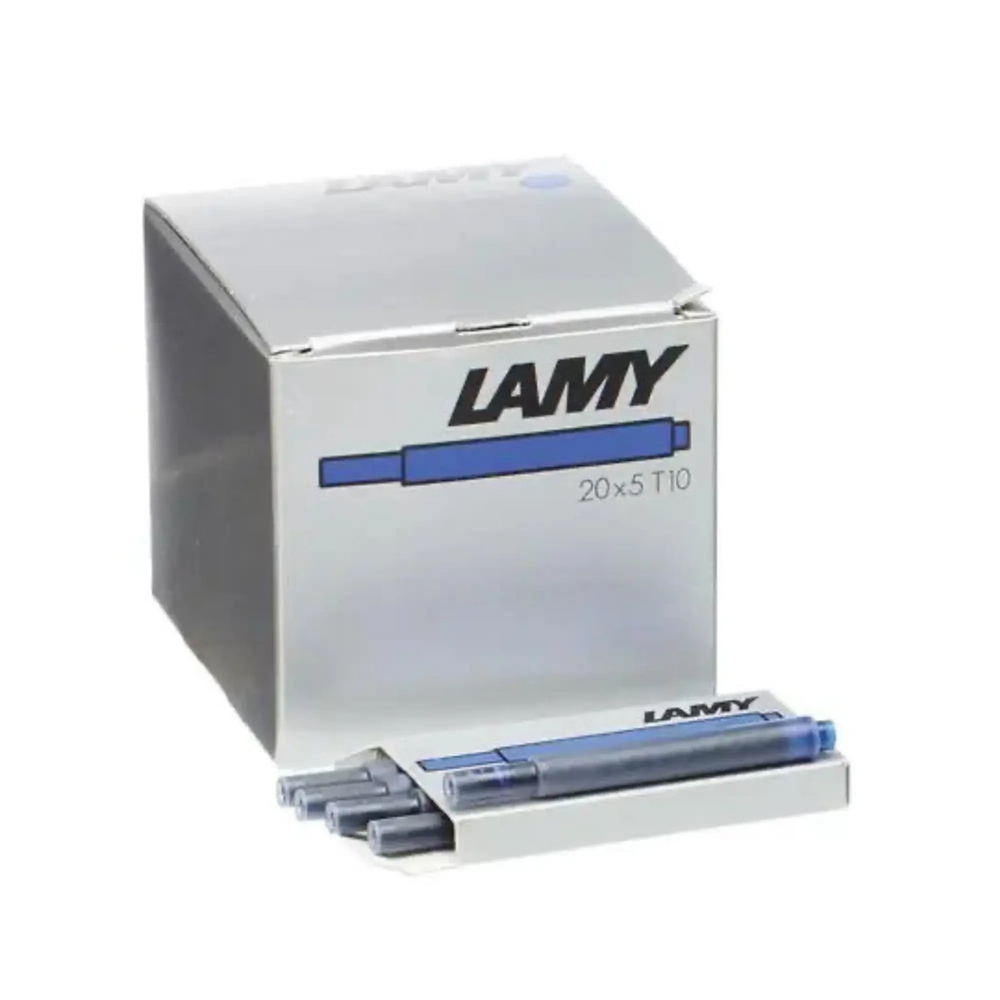 Lamy ABC Fountain Pen ink cartridge refills in a box on a white background