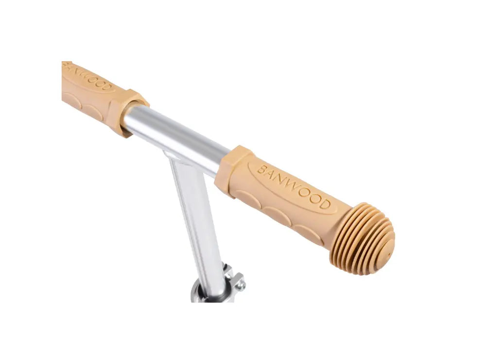 Metal and wooden tool with 'Bamwood' branding on a white background