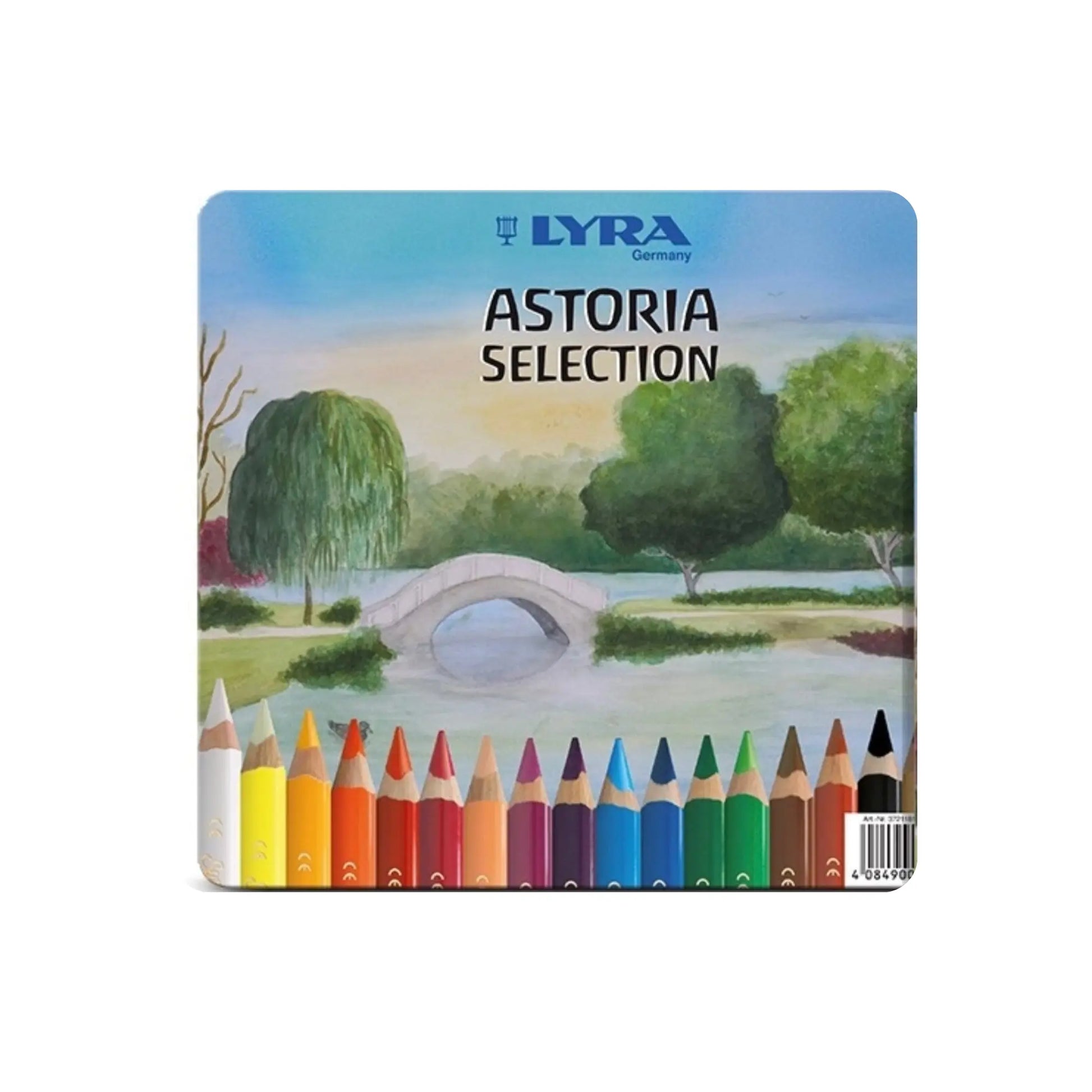 Lyra Astoria Selection Super Ferby colored pencils packaging 18 count triangular pencils