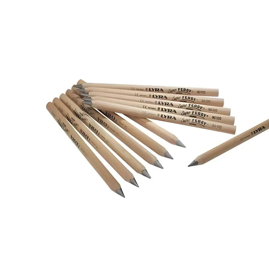 Set of LYRA Super Ferby triangular ergonomic pencils on a white background
