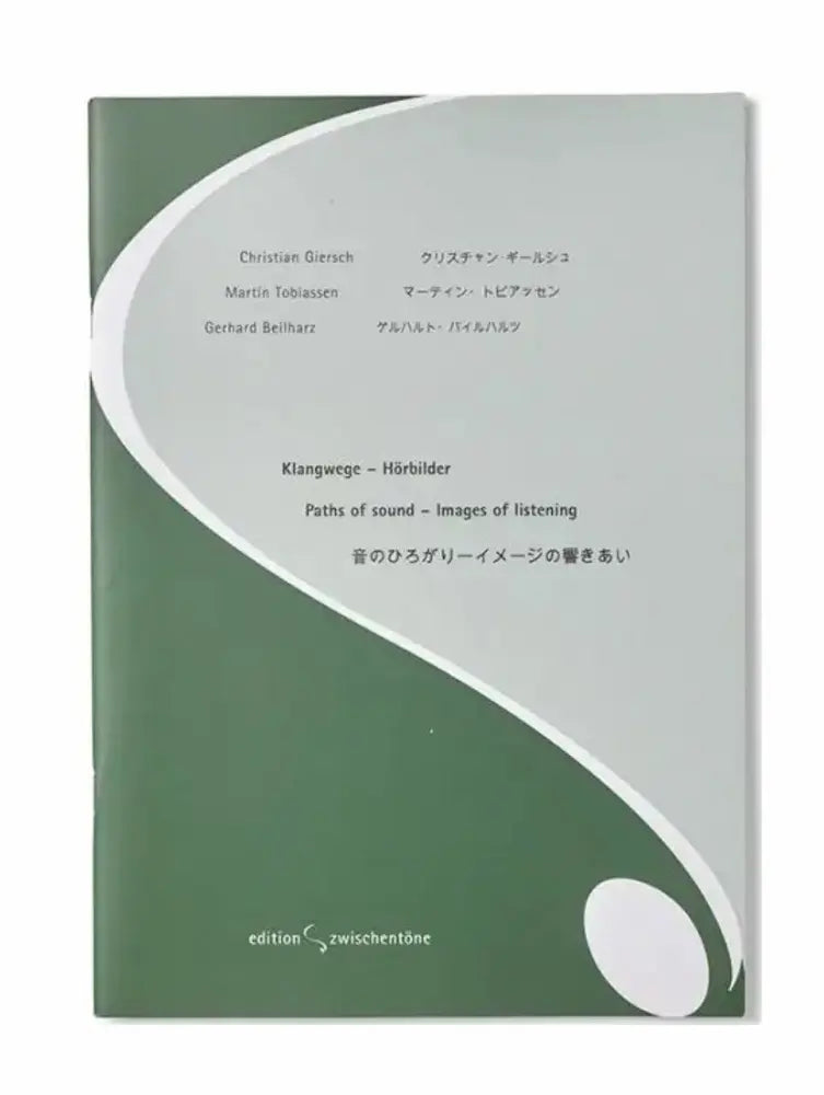 Book cover with green and white design on a white background