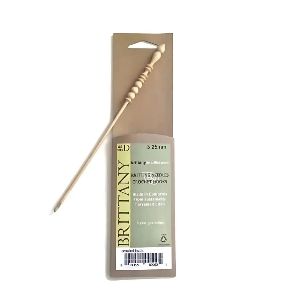 Knitting needle with packaging on a white background