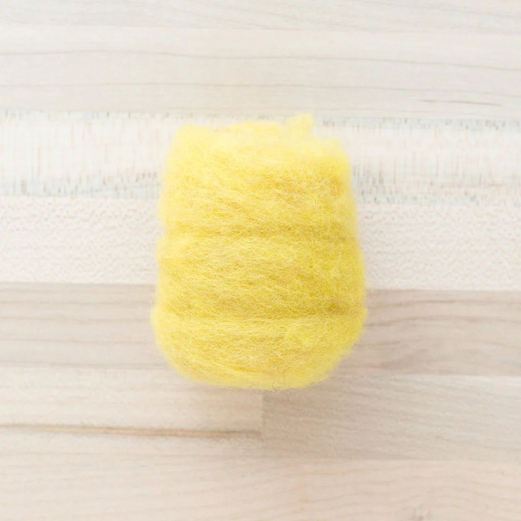 Felter’s Fleece Merino-Suffolk Mix for Dry and Wet Felting in Marigold