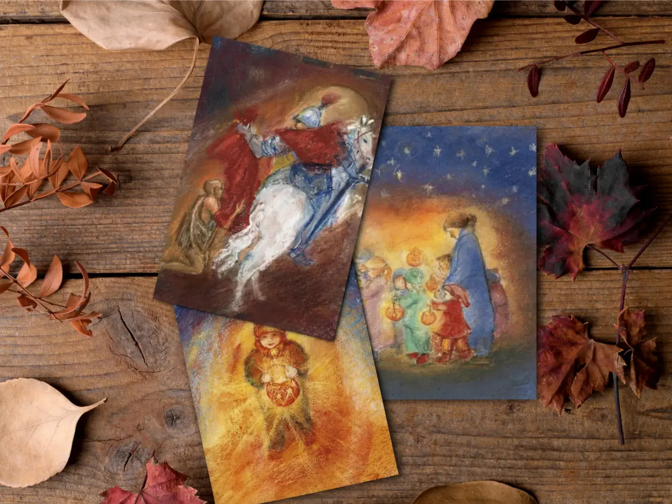 Martinmas Postcard Set – St. Martin’s Day Art Cards