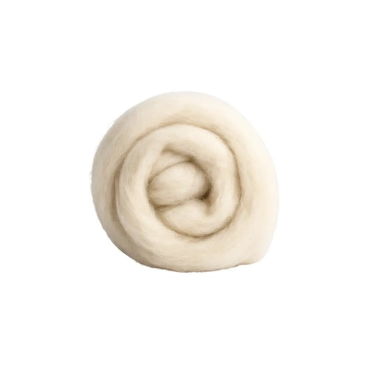 Undyed superfine Merino wool sliver fiber for spinning and felting