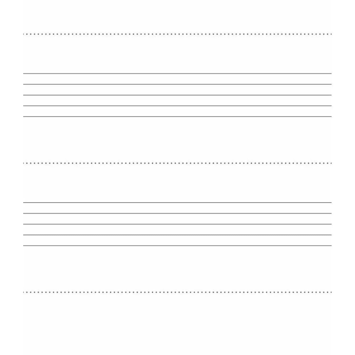Blank lined paper with horizontal lines on a white background