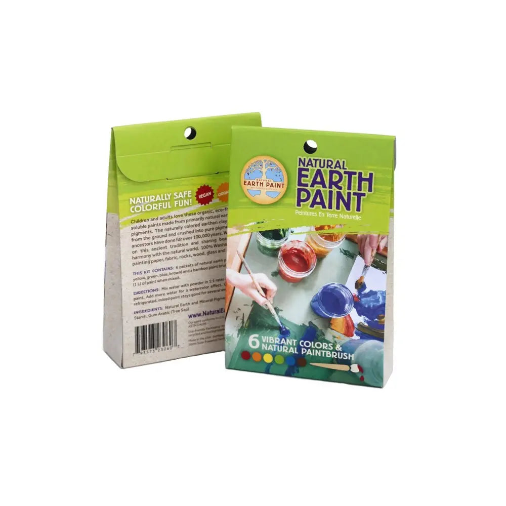 Natural Earth Paint packaging on a white background