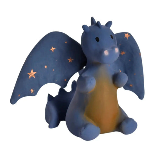 Organic Baby Dragon Teething Toy with Crinkle Wings – Alder & Alouette