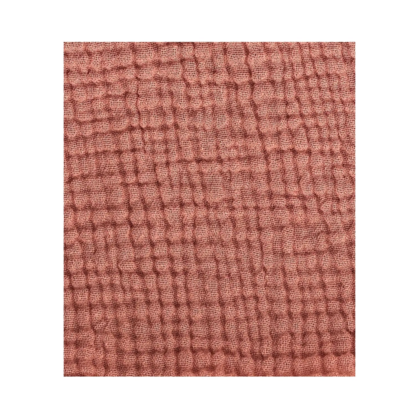 Close-up of pink GOTS-certified organic cotton Bitty Cloth