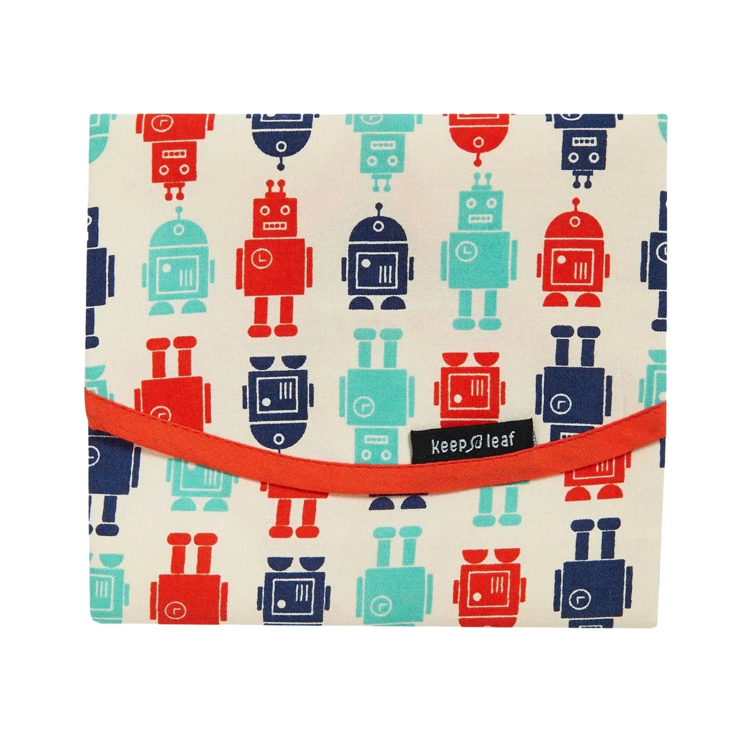 Organic Cotton Robot Lunch Bag for Kids – Fun, Durable, and Eco-Friendly