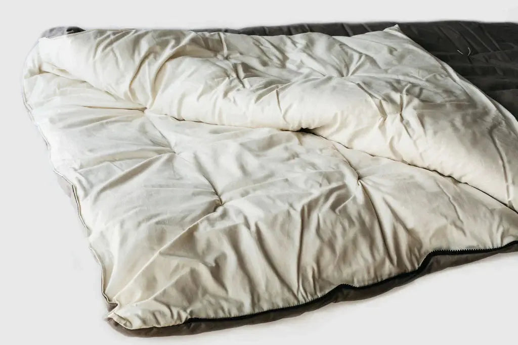  Cotton and Wool  open sleeping bag 