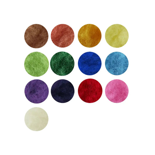 Filges Organic Merino Felting Wool – Plant-Dyed, 100g