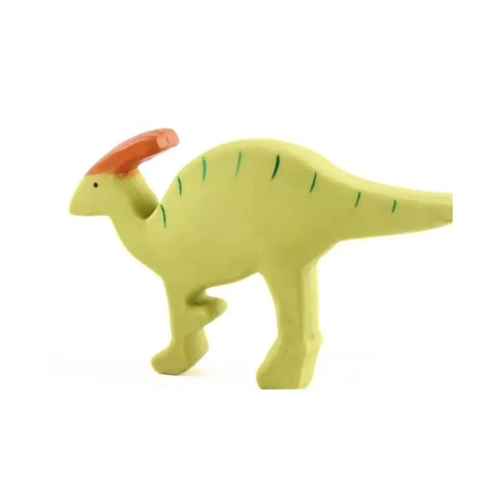 Natural Rubber Parasaurolophus Toy