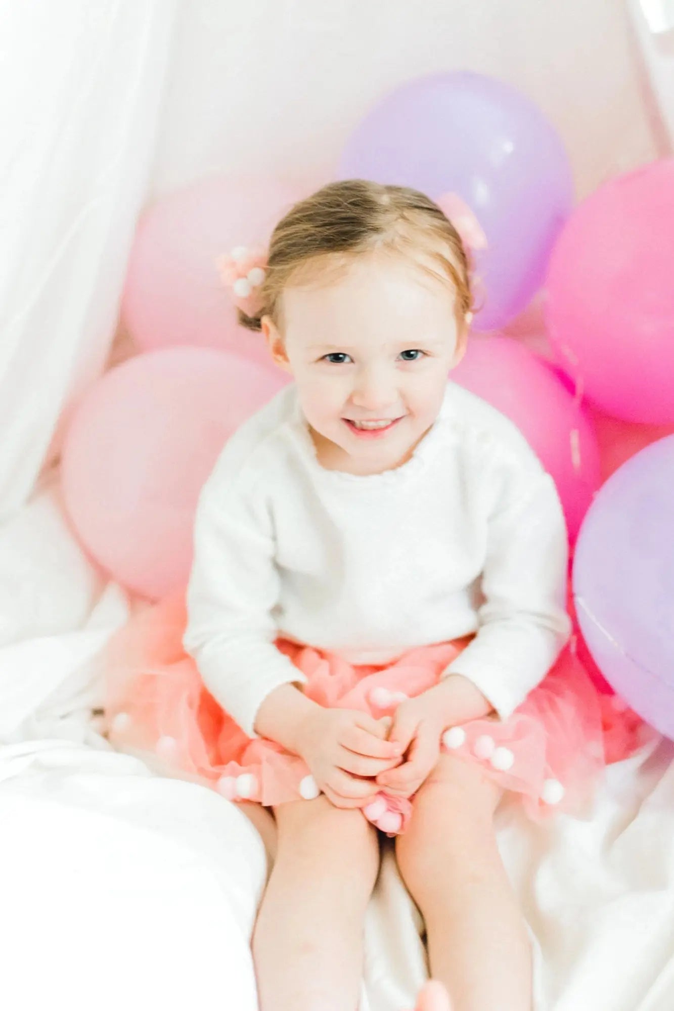 Soft Tulle Tutu + Pom Poms, Toddlers & Preschoolers - Alder & Alouette