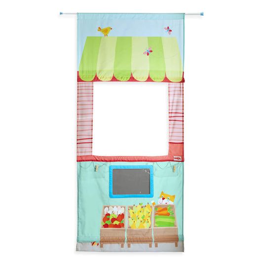 Hanging Doorframe Play Store – Compact Pretend Market for Kids
