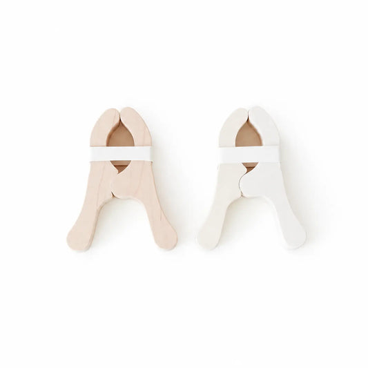 Wooden Play Clips Pair for Playsilks & Playcloths | Sarah’s Silks