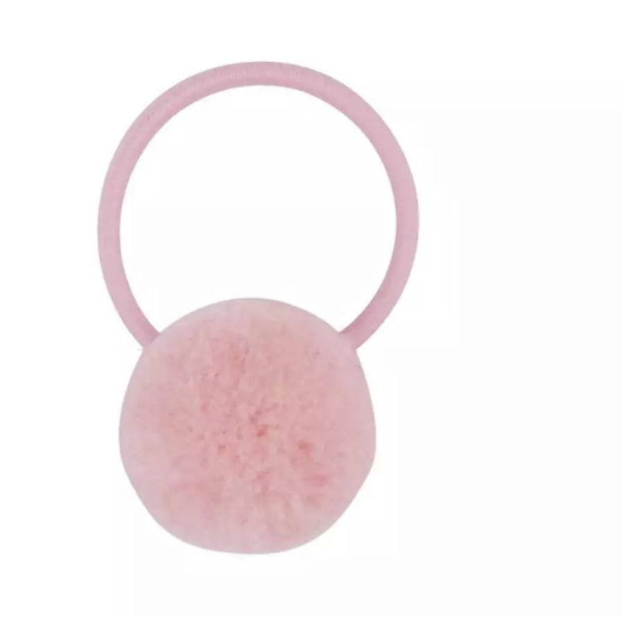 Hair Ties - Pair of No Tug Pom Pom Hair Ties - Alder & Alouette