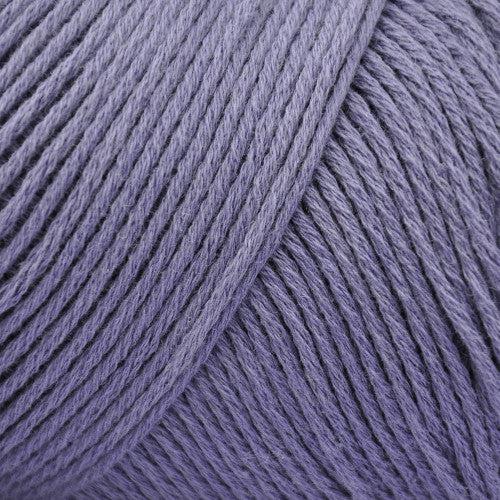 Brown Sheep Cotton Fleece DK yarn in Prairie Lupine purple