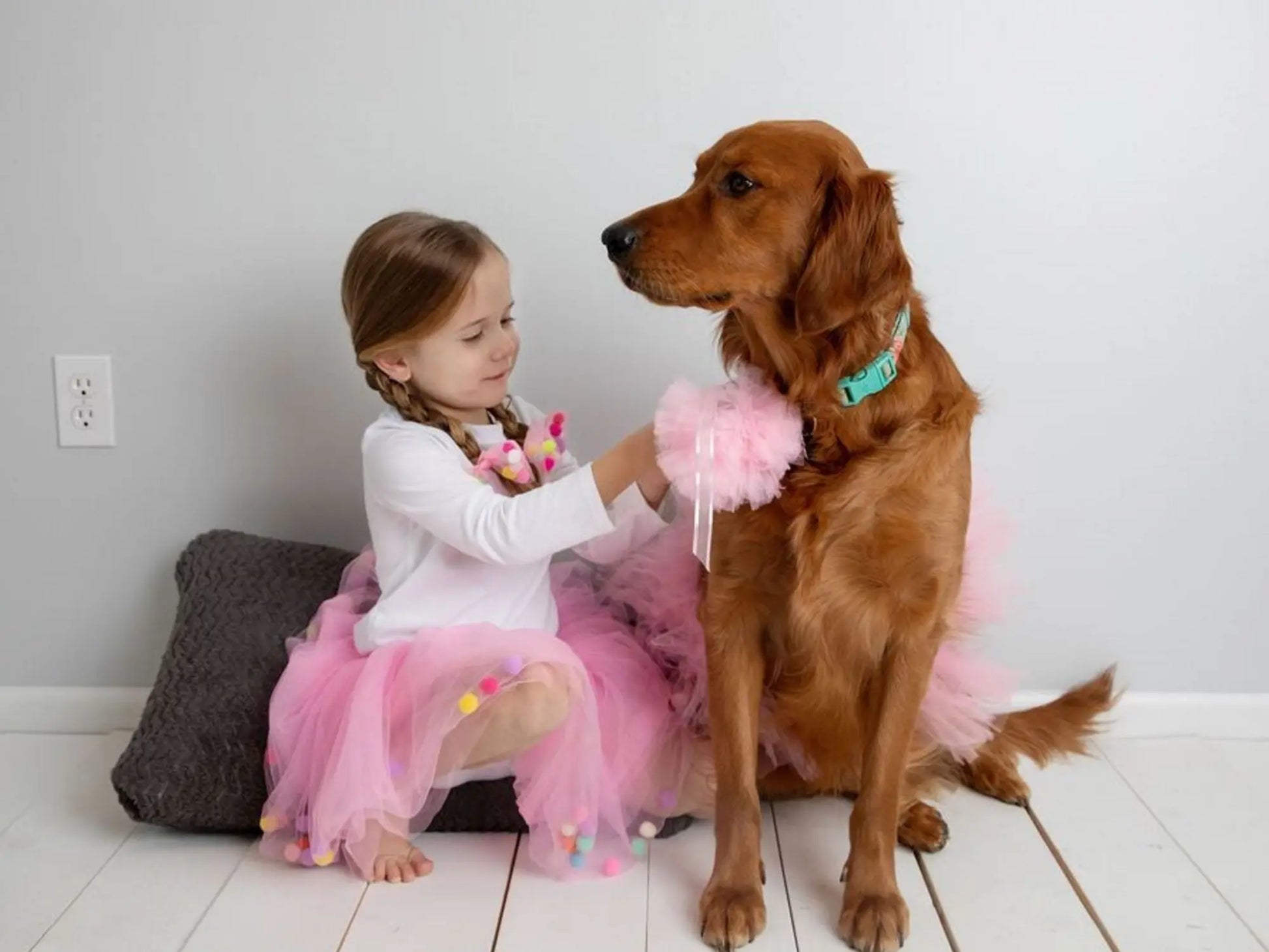 Soft Tulle Tutu + Pom Poms, Toddlers & Preschoolers - Alder & Alouette