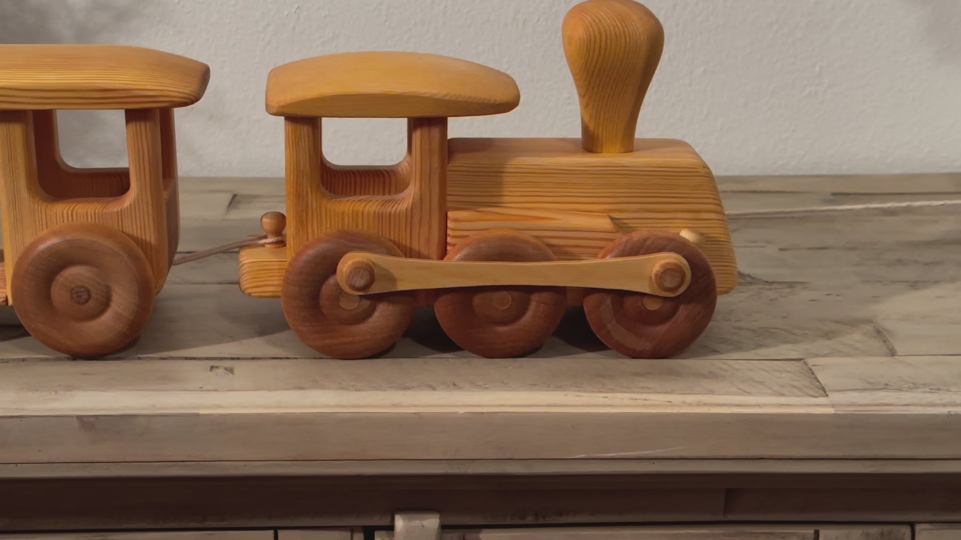 See Debresk Toy Train in Action - Alder & Alouette