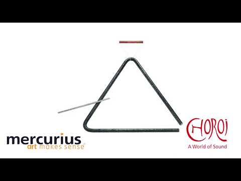 Large forged iron triangle from Choroi sound video clip