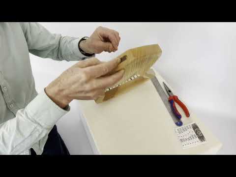 Video clip: How to tune the 7-string pentatonic lyre harp