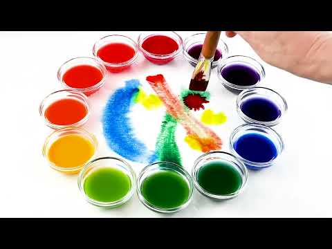 video of artist using the Stockmark watercolor paints from the art kit