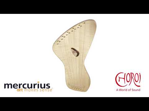 video clip of  Choroi Bordun Lyre in Maple being played. 