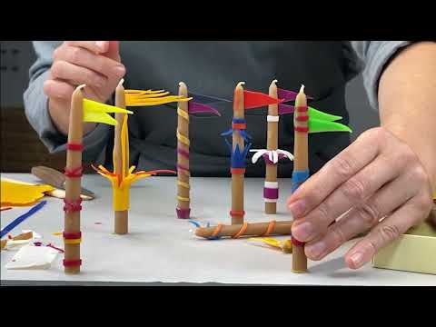 Stockmar Decorating Wax, Assorted Colors Video Showing ways to use wax