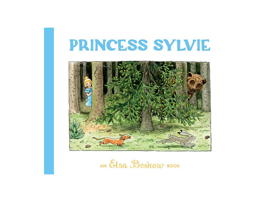 Book cover of 'Princess Sylvie' with illustration of a princess in a forest with animals.