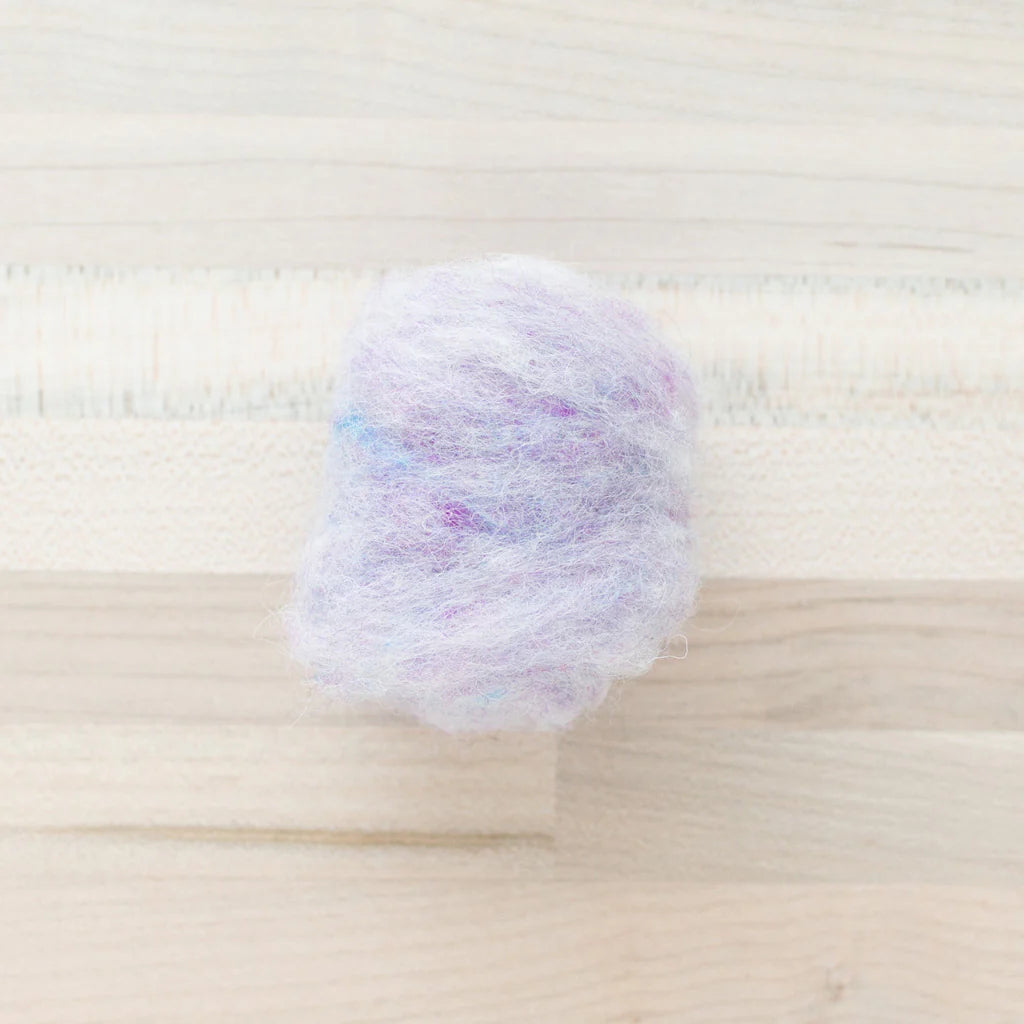 Felter’s Fleece Merino-Suffolk Mix for Dry and Wet Felting in Lilac