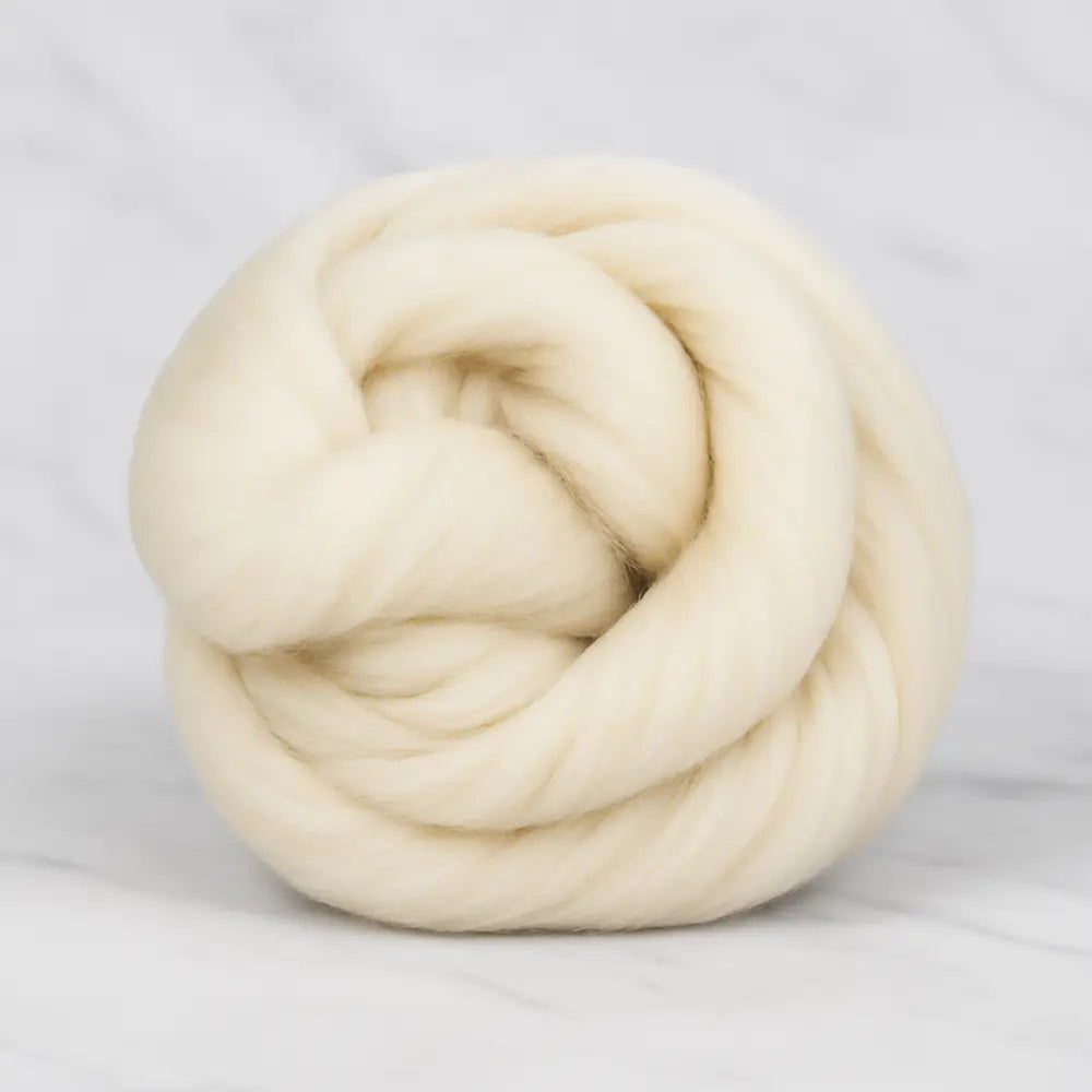 Rambouillet Wool Combed Top roving bundle