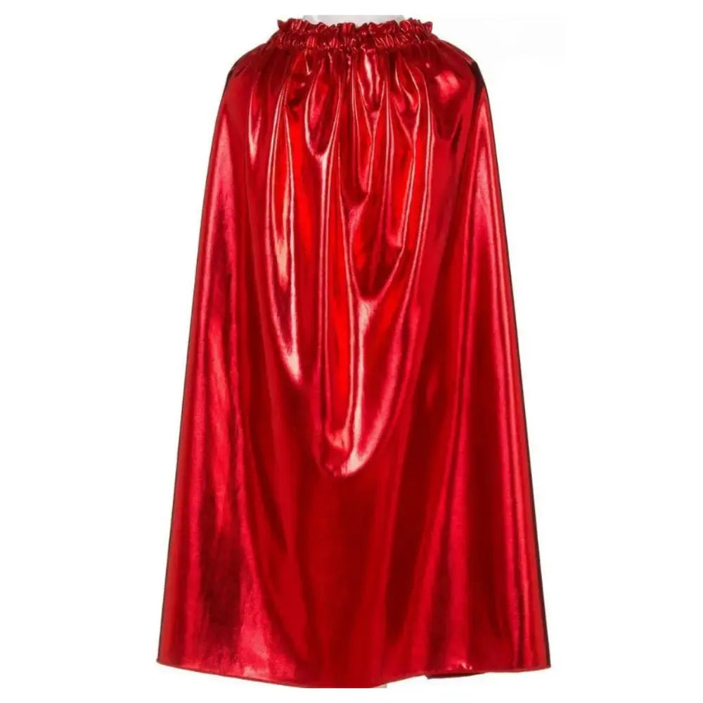 Red shimmer cape for kids for super hero or imaginative play