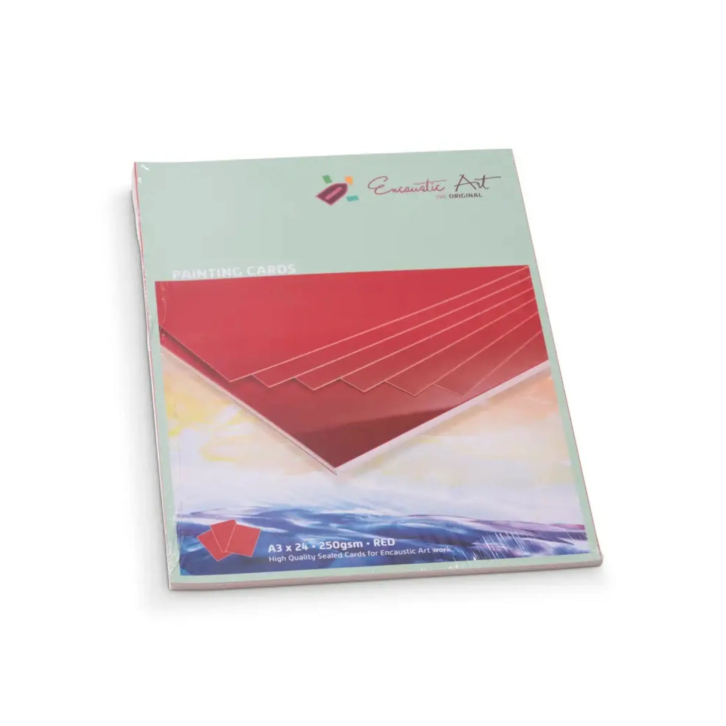 Encaustic Colored Painting Cards, Glossed, A5–A3 - Alder & Alouette