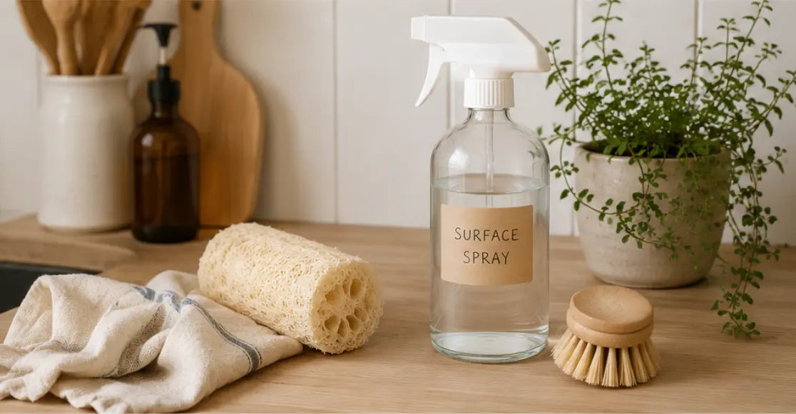Reusable Glass Spray Bottle – 16 oz
