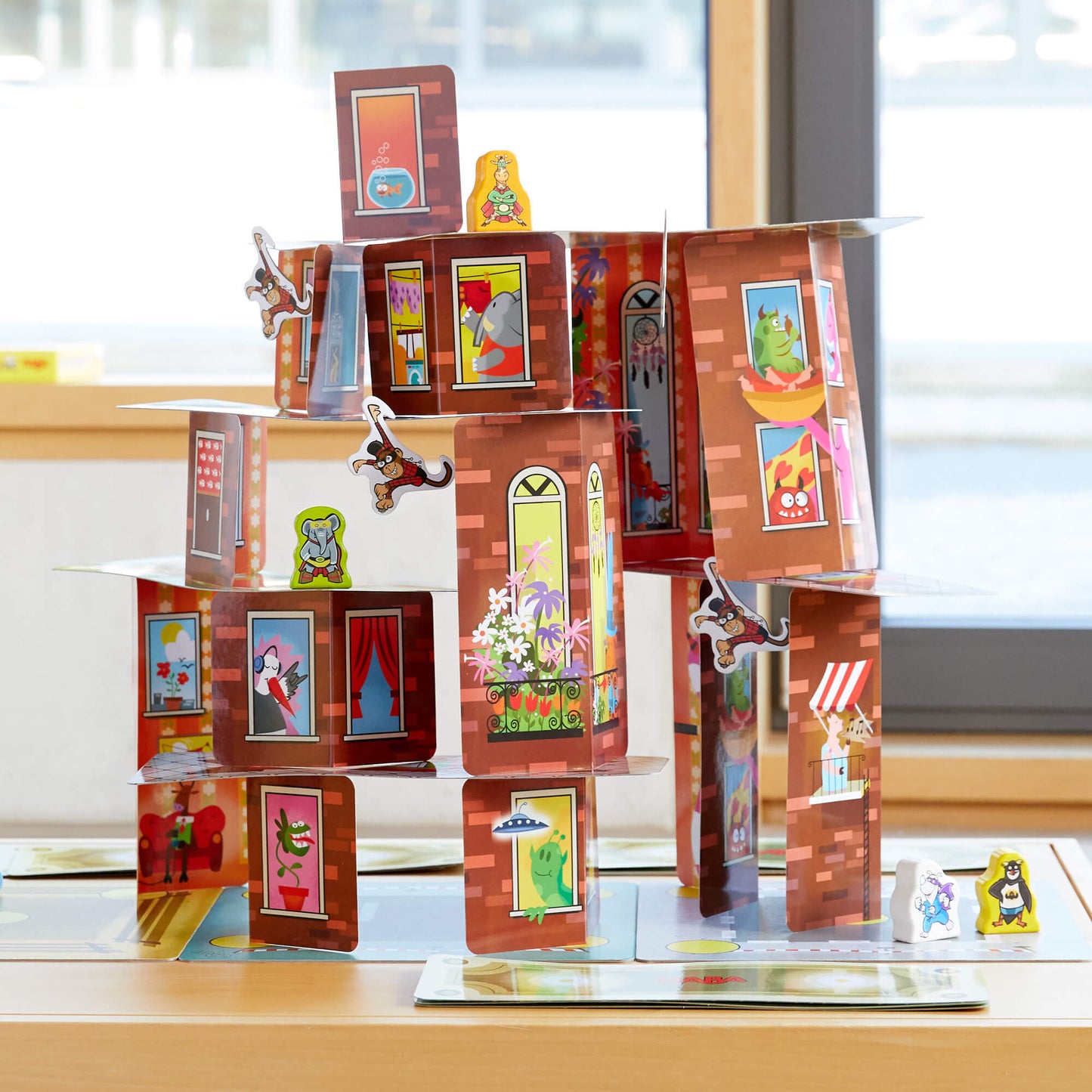 Card Tower Stacking Game for Kids – Rhino Hero Super Battle