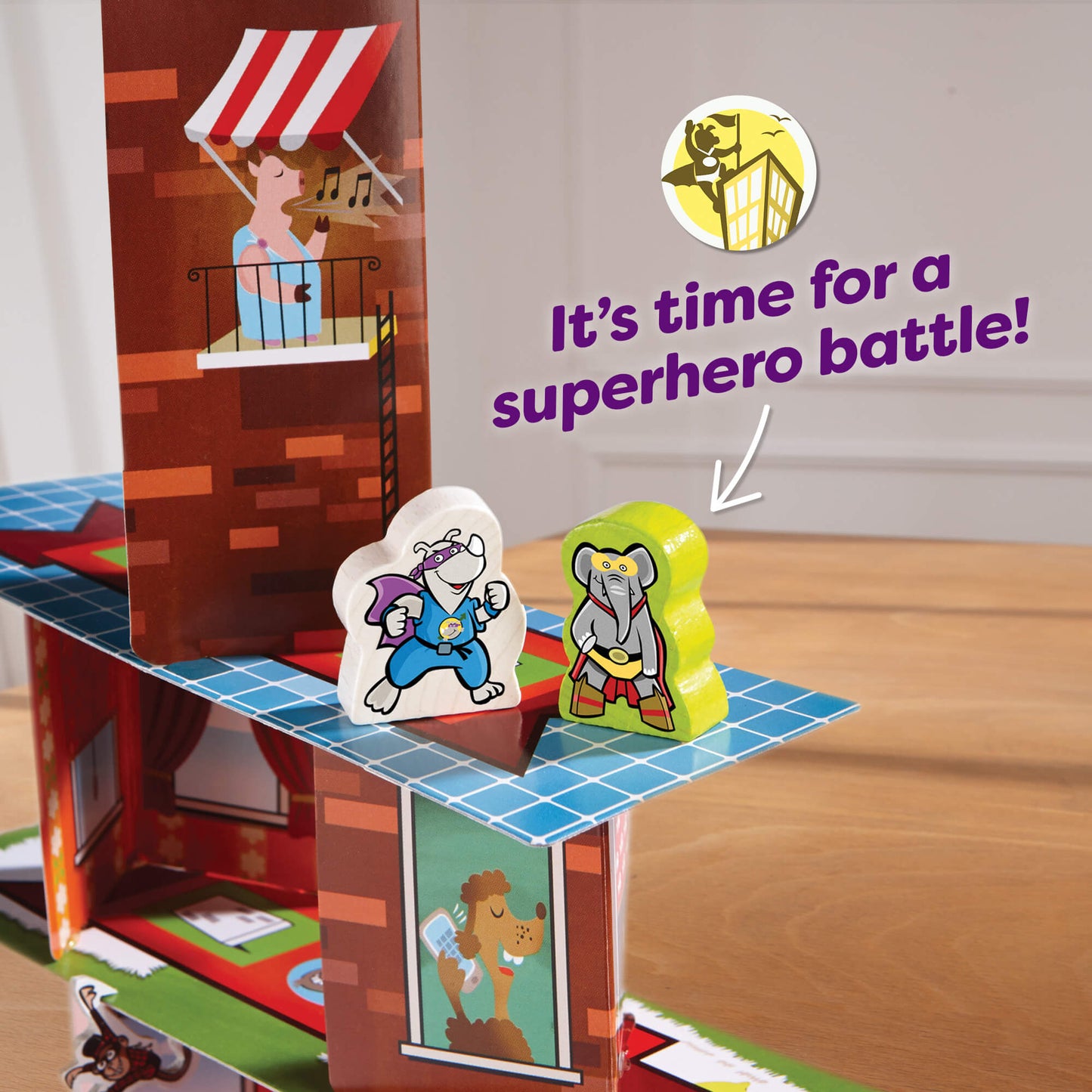 Card Tower Stacking Game for Kids – Rhino Hero Super Battle