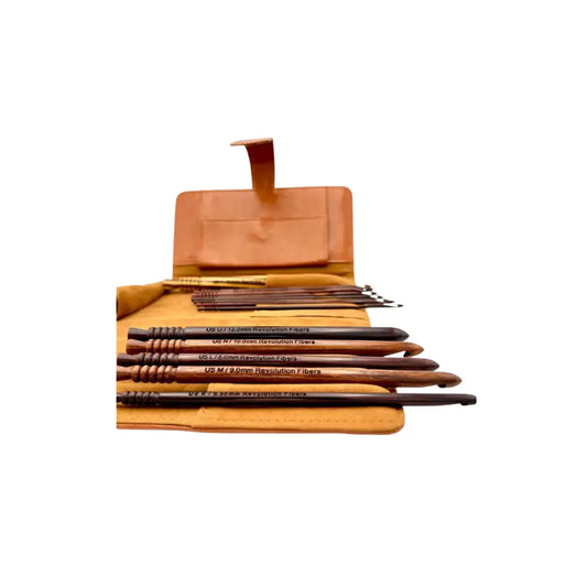 Rosewood Crochet Hook Set – US E–P