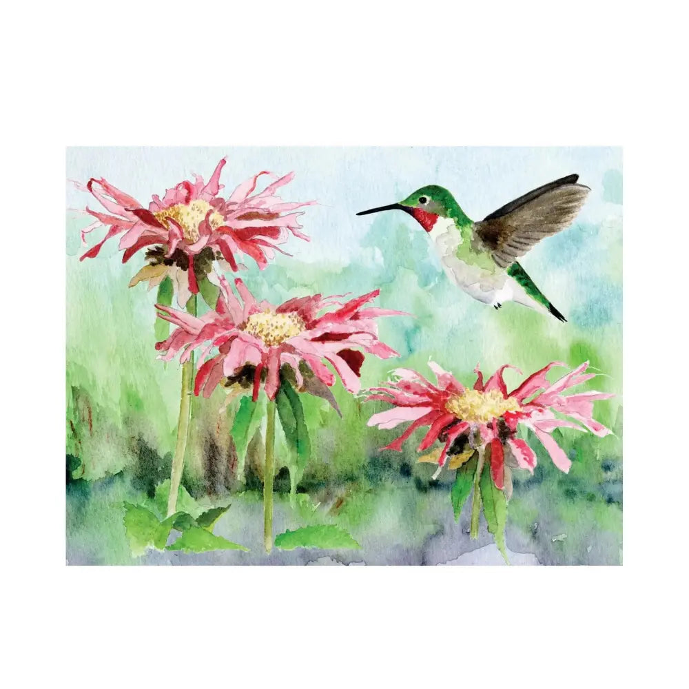 Ruby-throated Hummingbird 1000 Piece Jigsaw Puzzle
