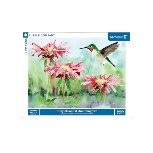 Ruby-throated Hummingbird 1000 Piece Jigsaw Puzzle