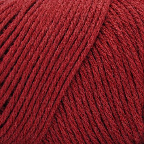 Brown Sheep Cotton Fleece DK yarn in salmon berry