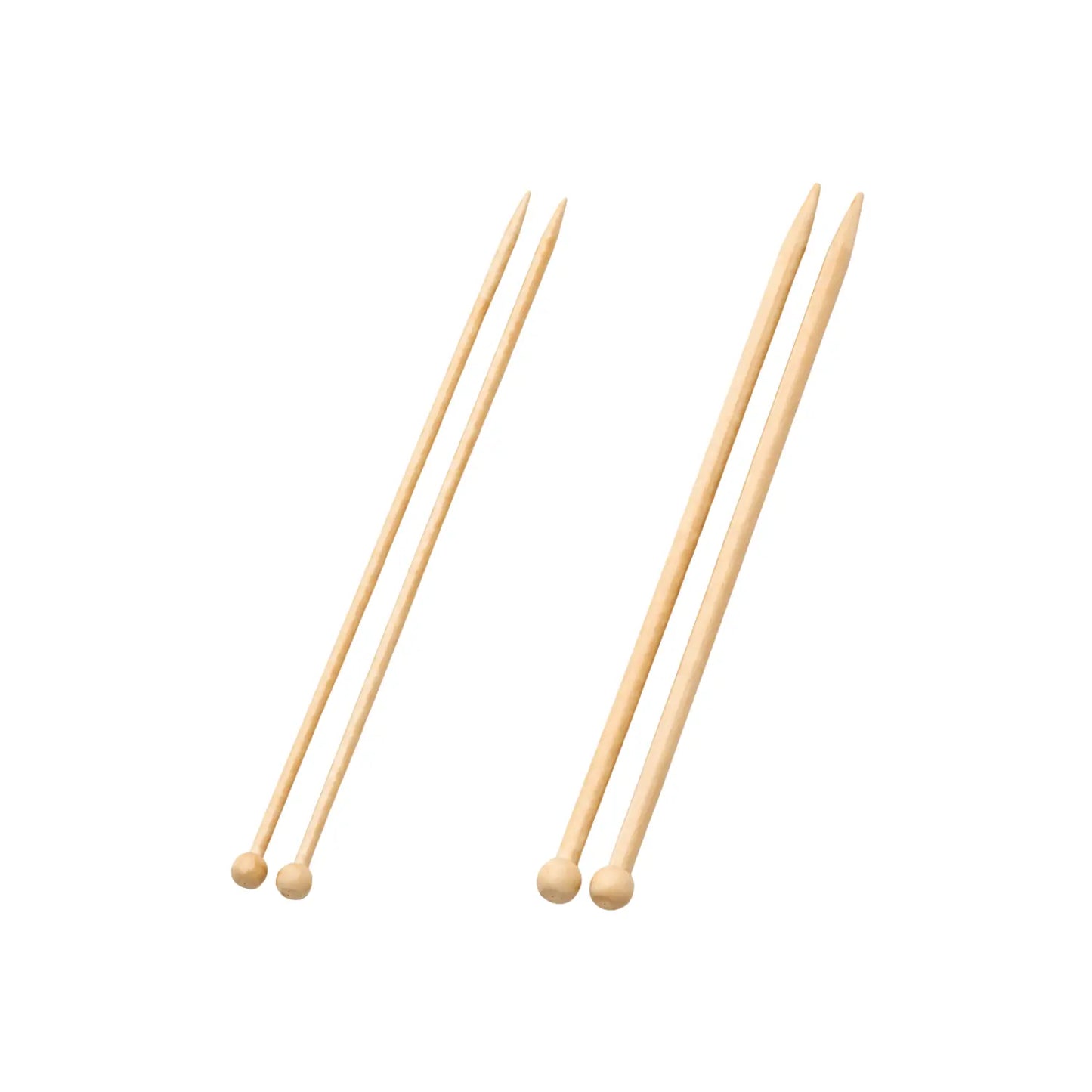 Short Wooden Knitting Needles for Beginners & Children’s Handwork – Filges