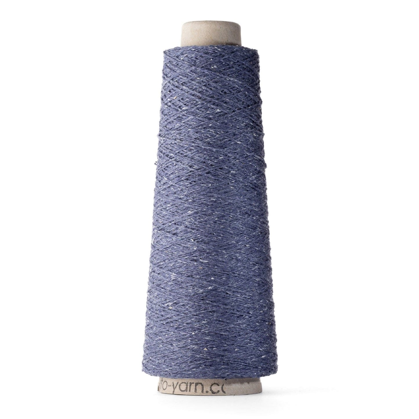 ITO Kinu silk noil weaving yarn cone in blueberry