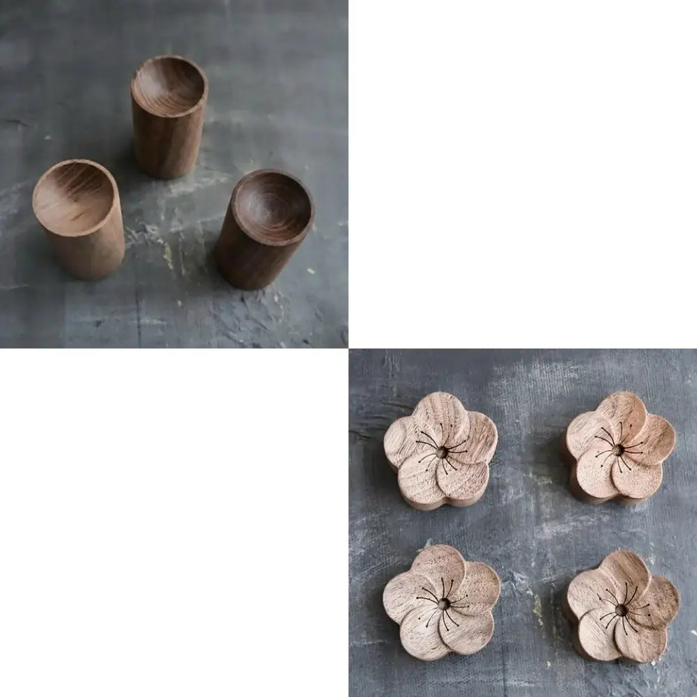 Wooden Essential Oil Diffuser – Walnut Wood Aroma Block