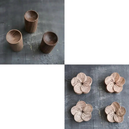 Wooden Essential Oil Diffuser – Walnut Wood Aroma Block