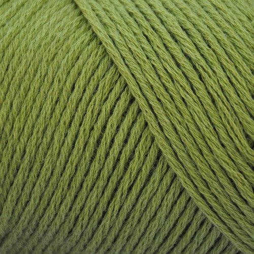 Brown Sheep Cotton Fleece DK yarn in spanish olive