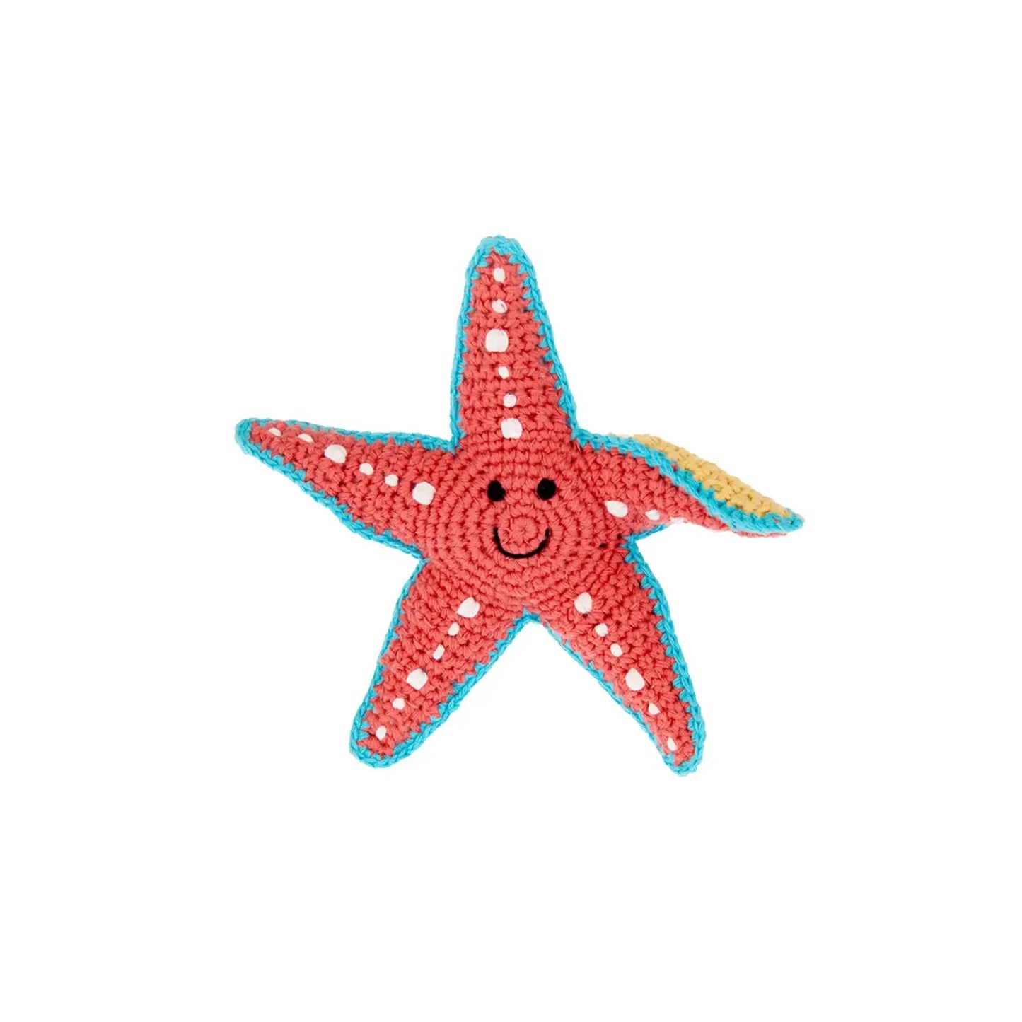Starfish Baby Rattle | Knit Cotton Toy for Babies - Alder & Alouette
