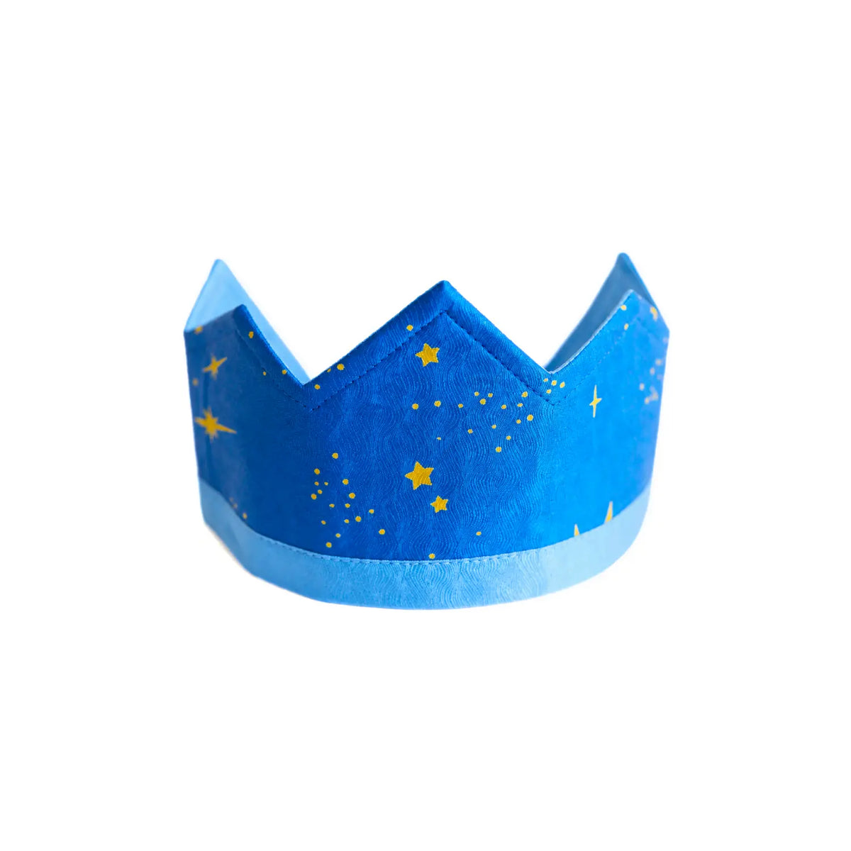 Starry blue playsilk crown for pretend play