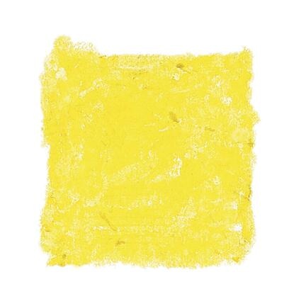 Lemon yellow Stockmar beeswax block crayon single color swatch